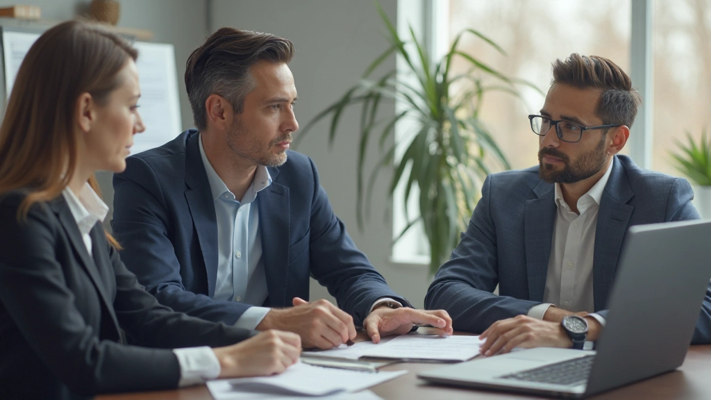 Семейная консультация о страховании и финансовых услугах в офисе