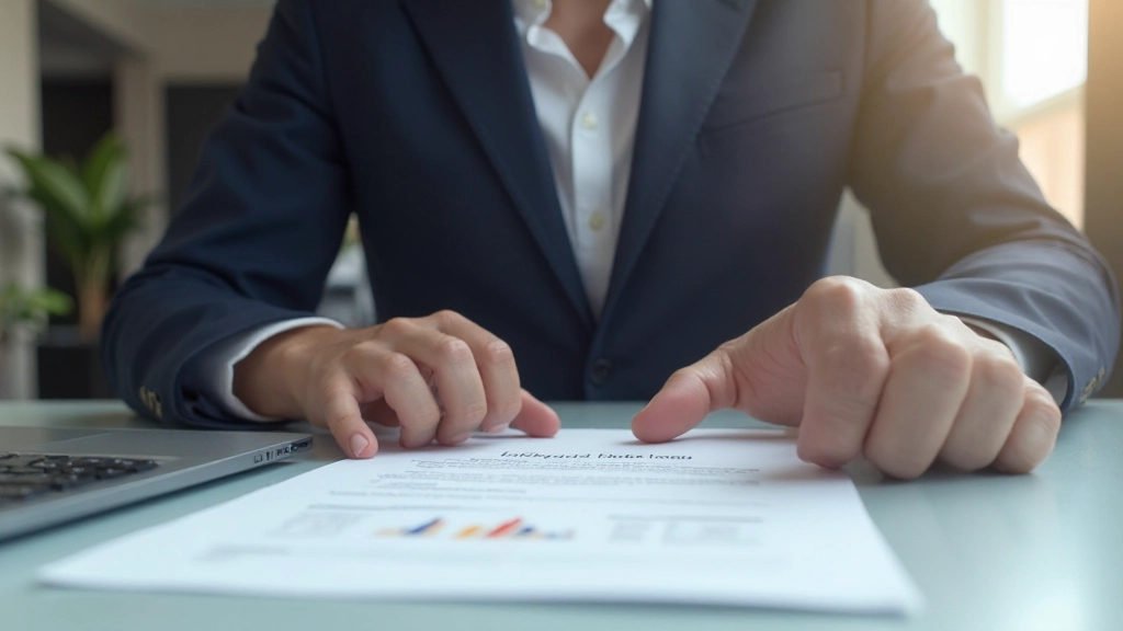 Профессиональная консультация по страхованию имущества с документами и ноутбуком