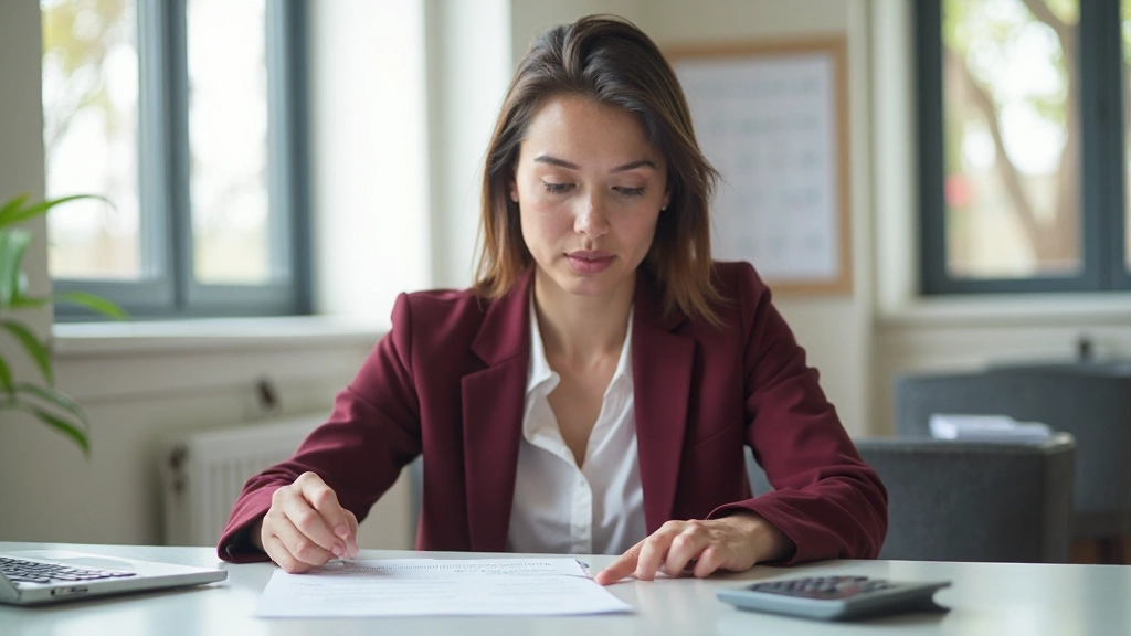 Специалист по страхованию объясняет условия договора молодой семье в офисе